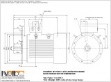 Rozměry 1LG4280-2 IMB5 (přírubový s velkou přírubou) 